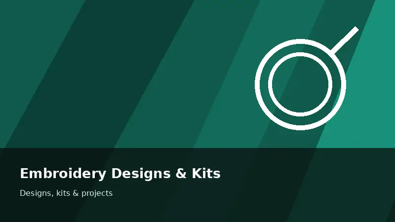 Embroidery Designs & Kits — Practical Textile