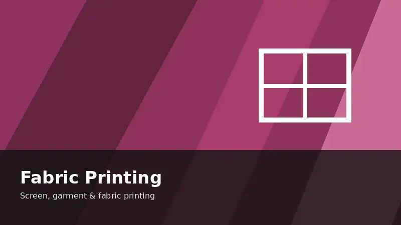 Fabric Printing — Practical Textile
