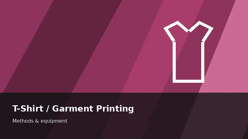 T-Shirt / Garment Printing — Practical Textile