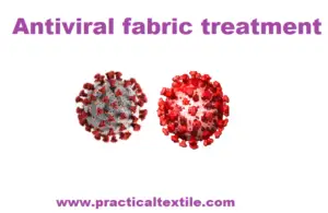 Antiviral fabric treatment