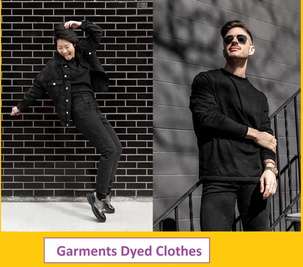 what is garments dyeing