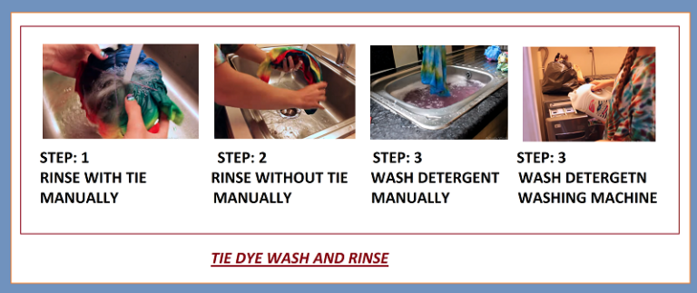 Tie Dye Instructions For Washing - Practical Textile