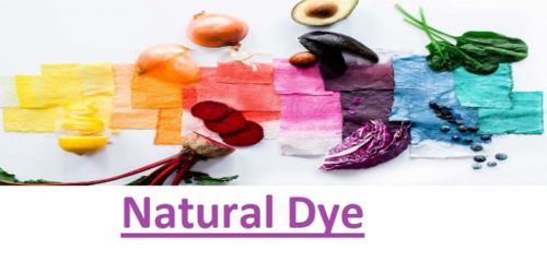 Natural dye in textile