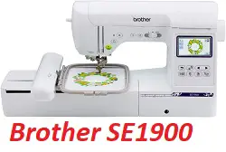 Brother SE1900 Best Sewing Embroidery Monogramming Machine
