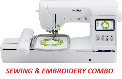 sewing and embroidery machine combo