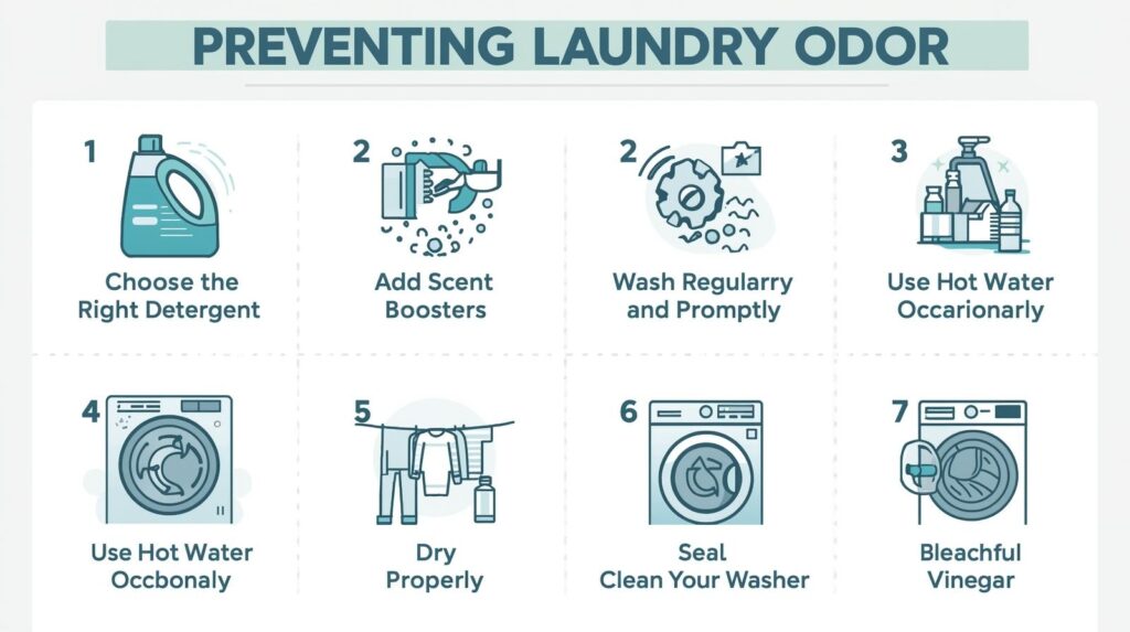 How to Prevent Laundry from Smelling
