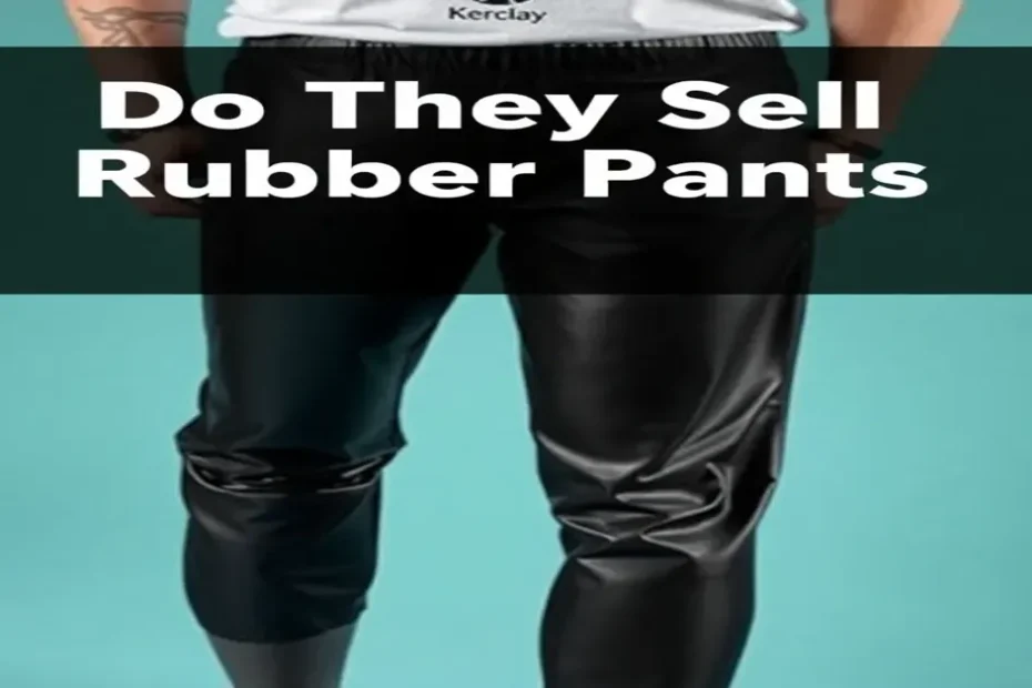Do They Sell Rubber Pants For Adults