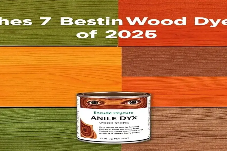 The 7 Best Aniline Wood Dyes of 2026