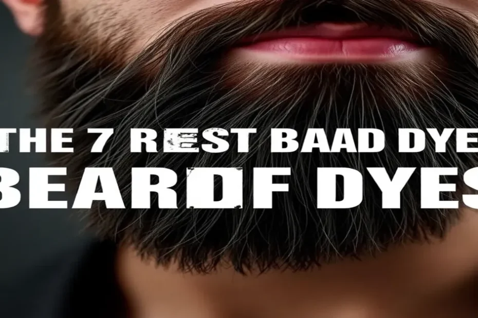 The 7 Best Beard Dyes for Men of 2026