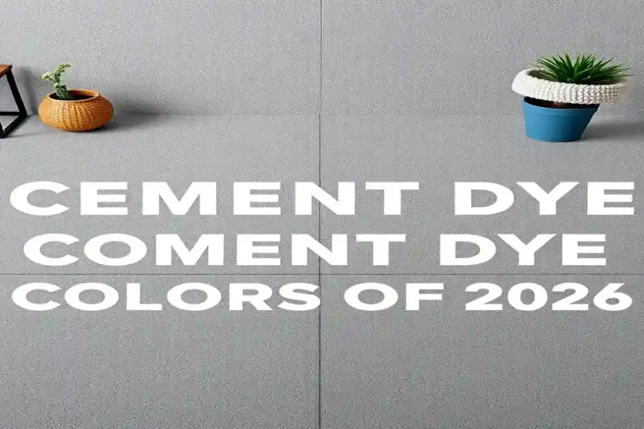 The 7 Best Cement Dye Colors of 2026