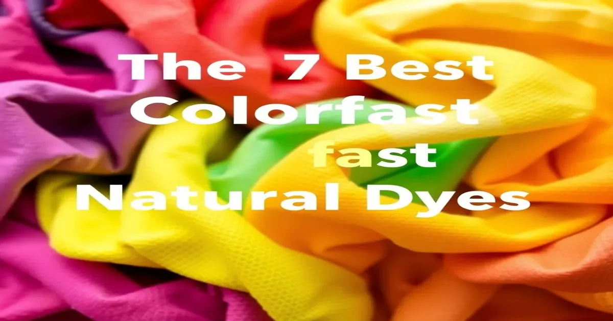 The 7 Best Colorfast Natural Dyes of 2026