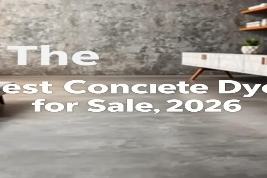The 7 Best Concrete Dyes for Sale of 2026