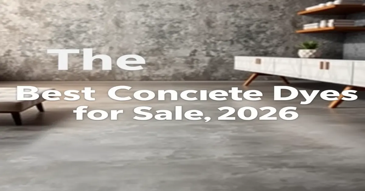 The 7 Best Concrete Dyes for Sale of 2026