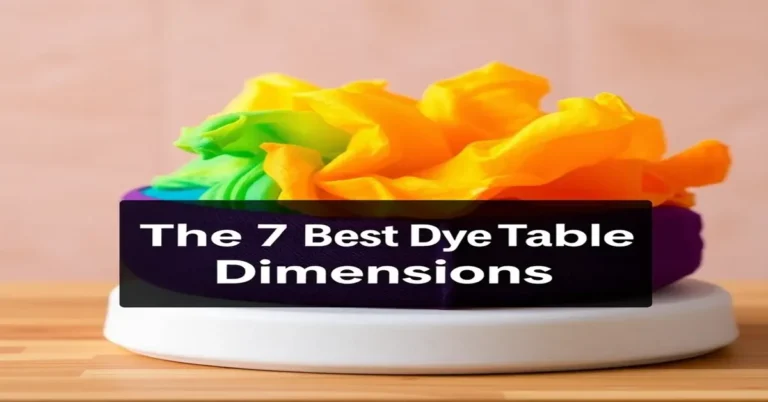 The 7 Best Dye Table Dimensions of 2026