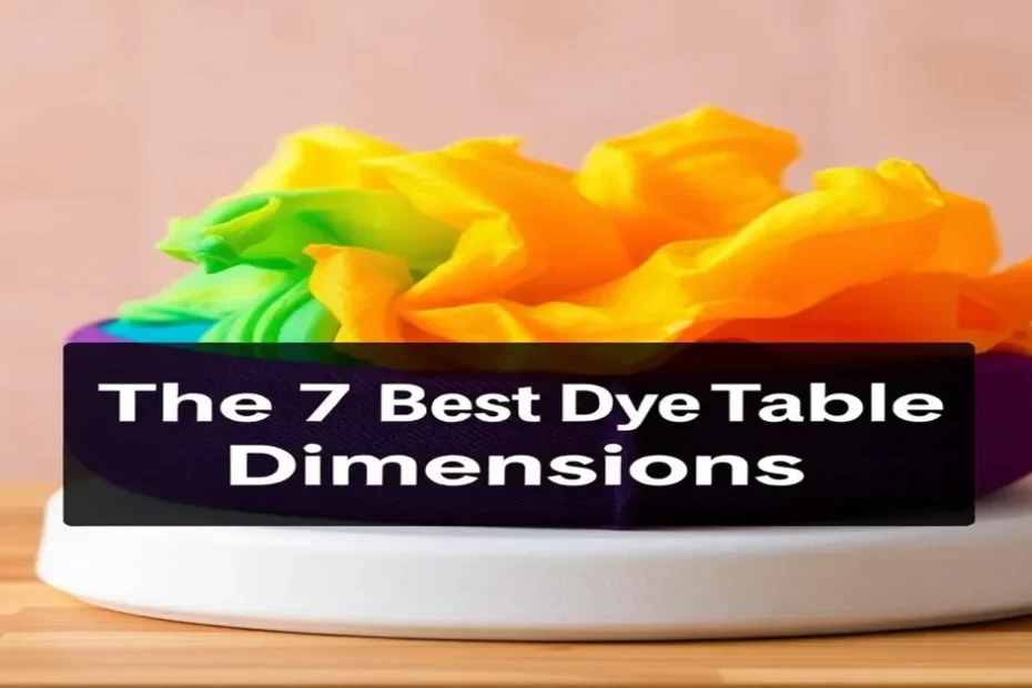 The 7 Best Dye Table Dimensions of 2026