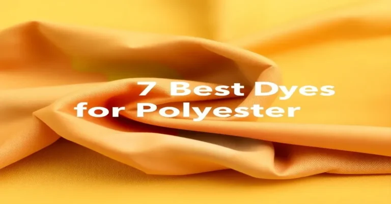 The 7 Best Dyes for Polyester in 2026