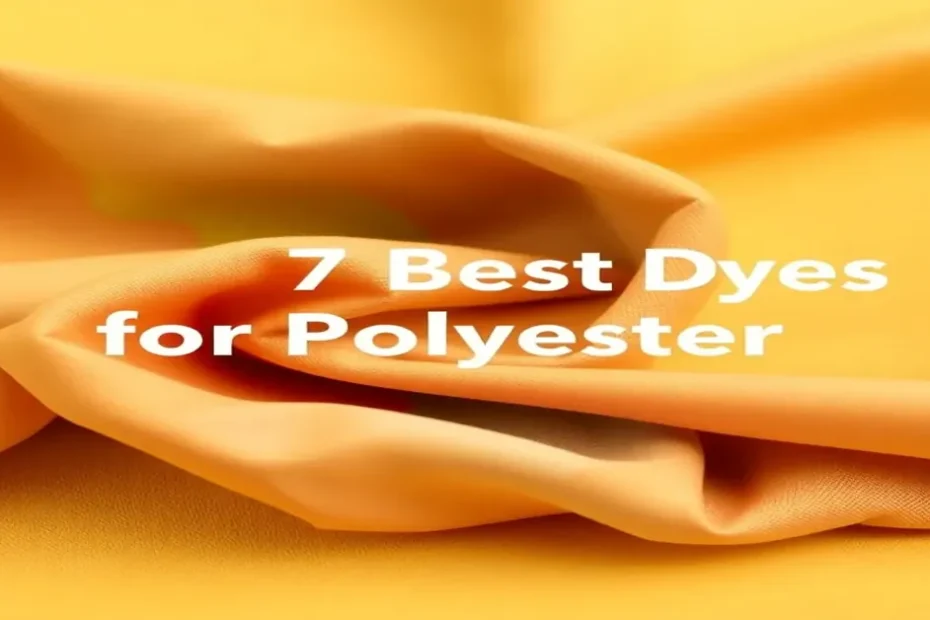 The 7 Best Dyes for Polyester in 2026