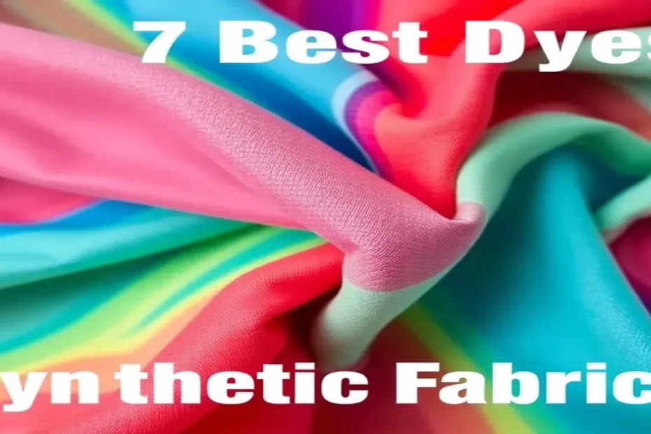 The 7 Best Dyes for Synthetic Fabrics of 2026