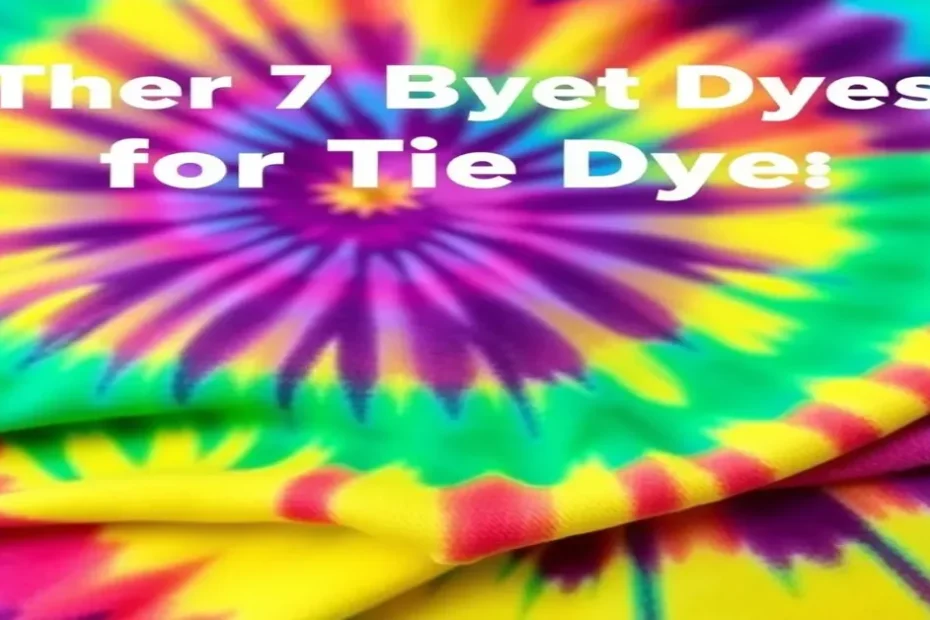 The 7 Best Dyes for Tie Dying of 2026