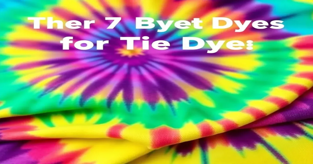 The 7 Best Dyes for Tie Dying of 2026