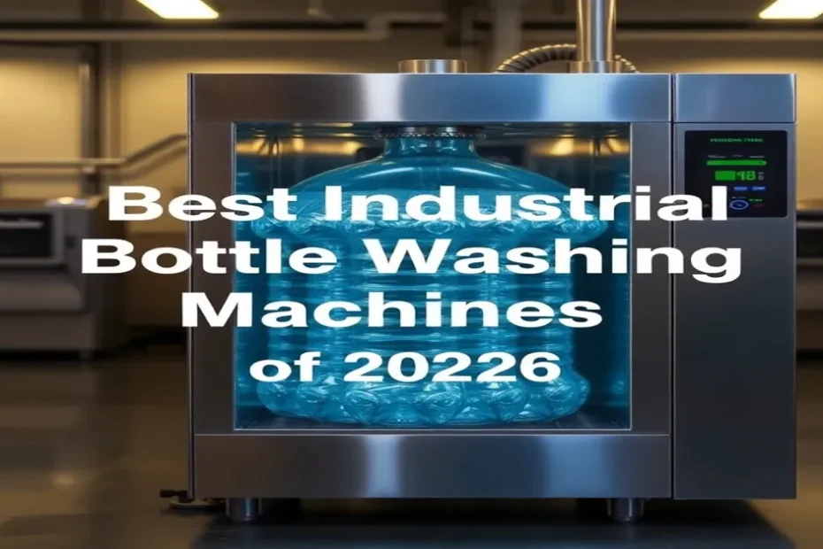 The 7 Best Industrial Bottle Washing Machines of 2026