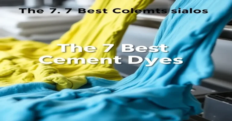The 7 Best Cement Dyes Colors of 2026