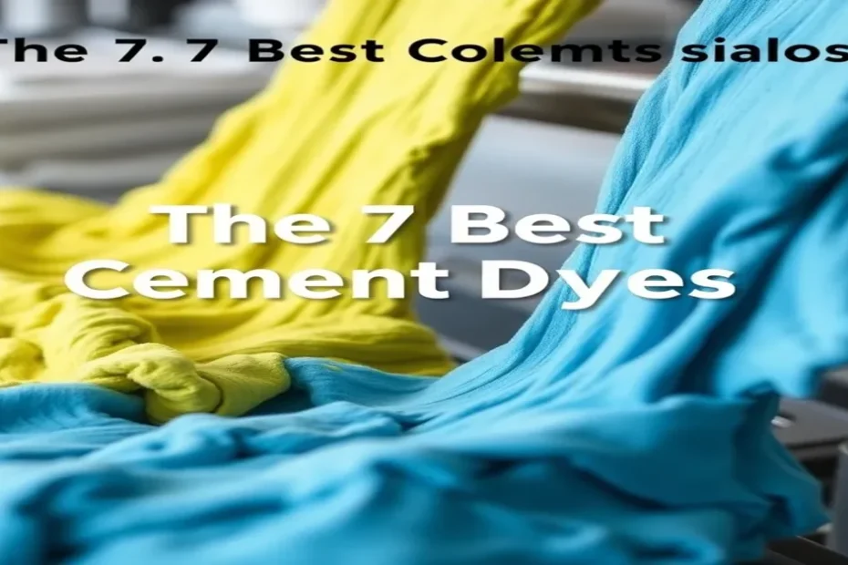 The 7 Best Cement Dyes Colors of 2026