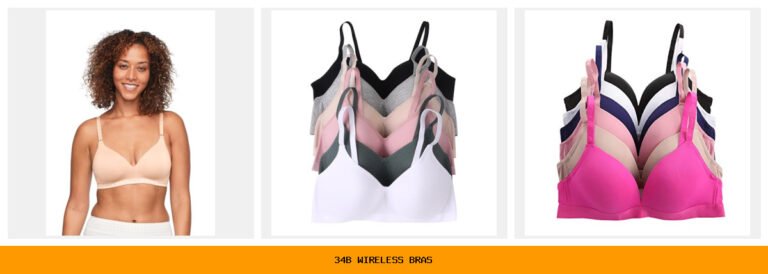 34b wireless bras