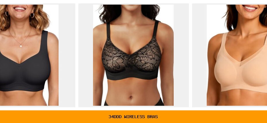 34ddd wireless bras