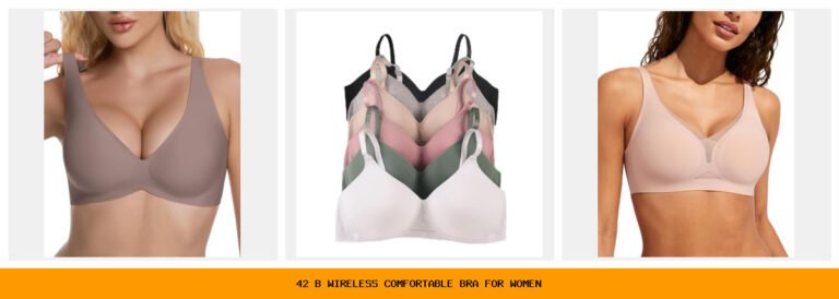 42 b wireless comfortable bra for women