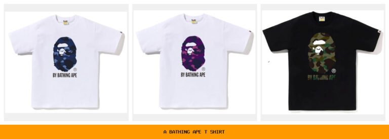 a bathing ape t shirt