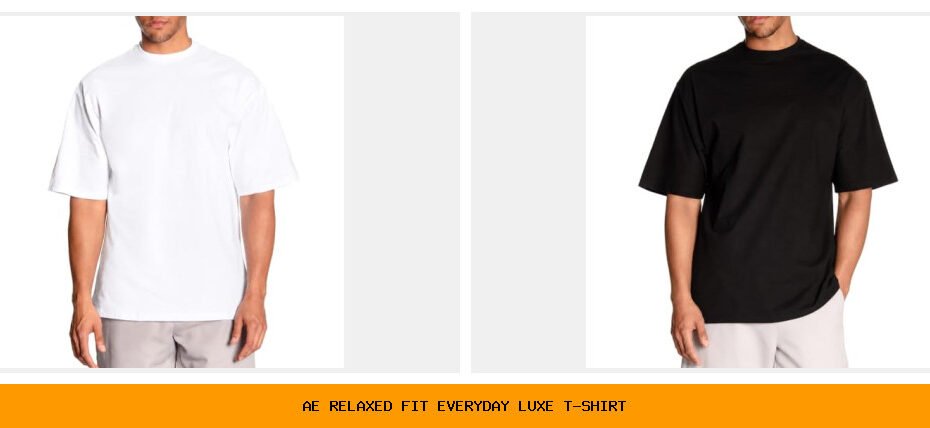 ae relaxed fit everyday luxe t-shirt