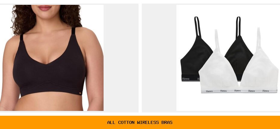 all cotton wireless bras