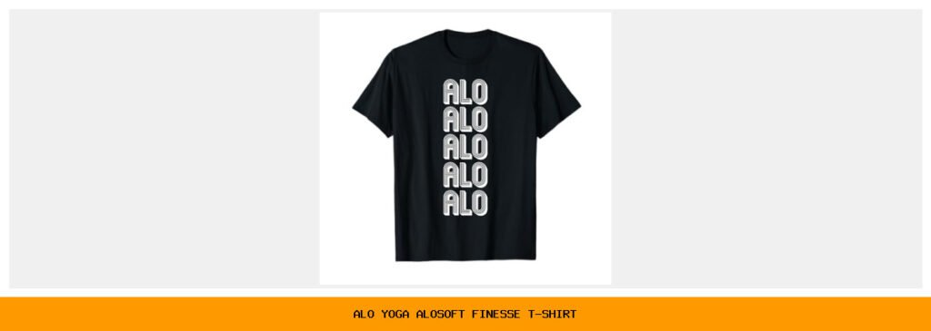 alo yoga alosoft finesse t-shirt
