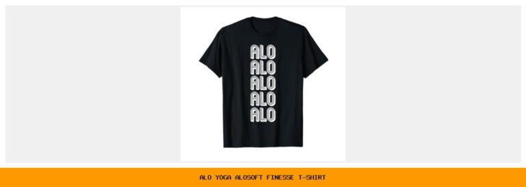 alo yoga alosoft finesse t-shirt