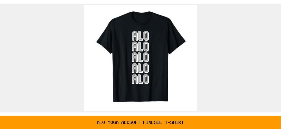 alo yoga alosoft finesse t-shirt