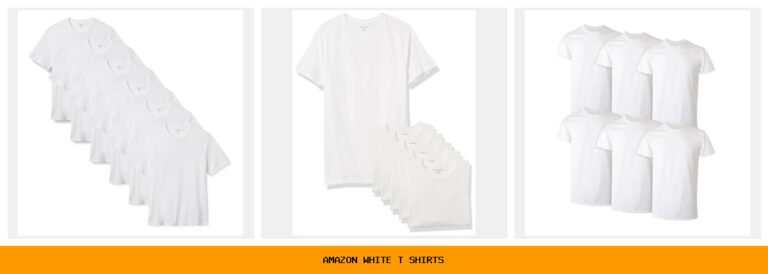 Amazon white t shirts