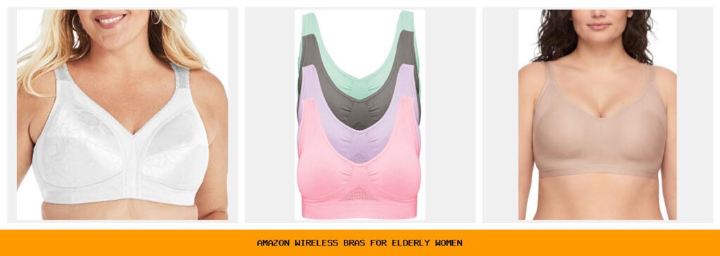 amazon wireless bras for elderly women