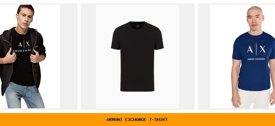 armani exchange t-shirt