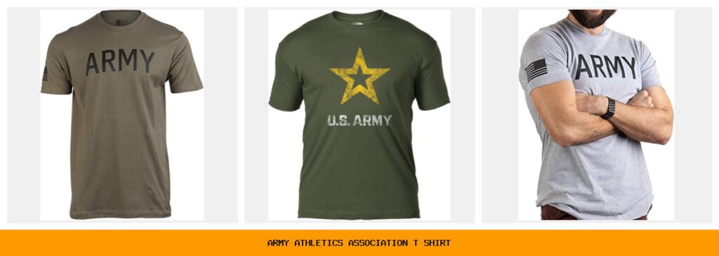 army athletics association t shirt