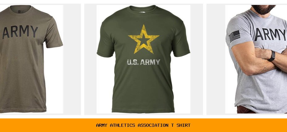 army athletics association t shirt