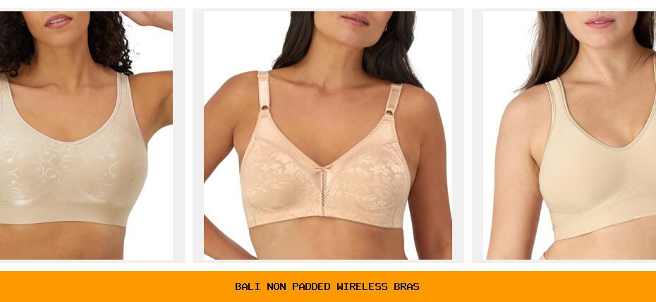 bali non padded wireless bras