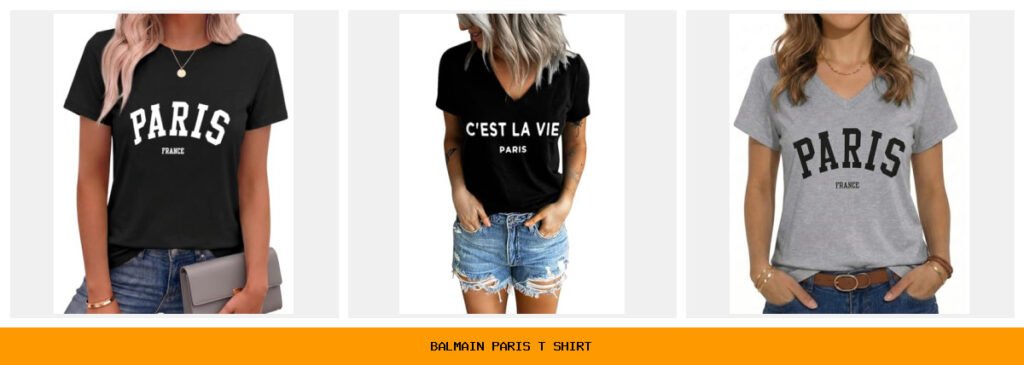 balmain paris t shirt