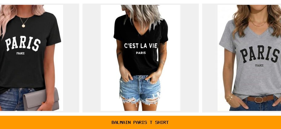 balmain paris t shirt