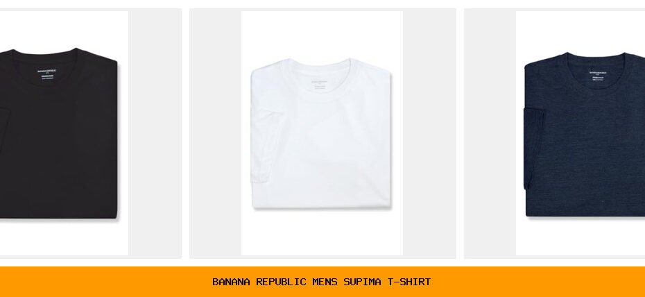 banana republic men's supima t-shirt