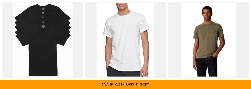 calvin klein long t shirt