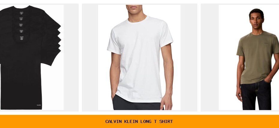 calvin klein long t shirt