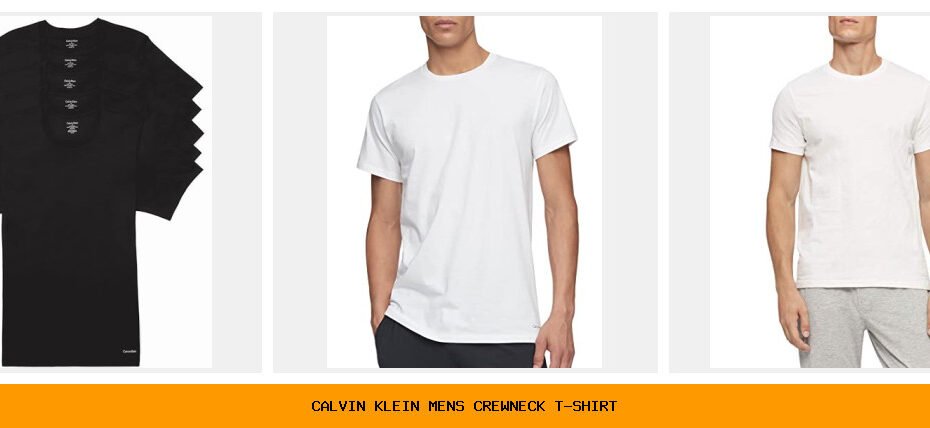 calvin klein men's crewneck t-shirt