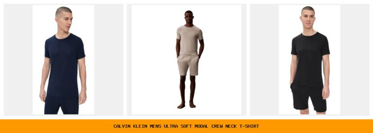 calvin klein men's ultra soft modal crew neck t-shirt