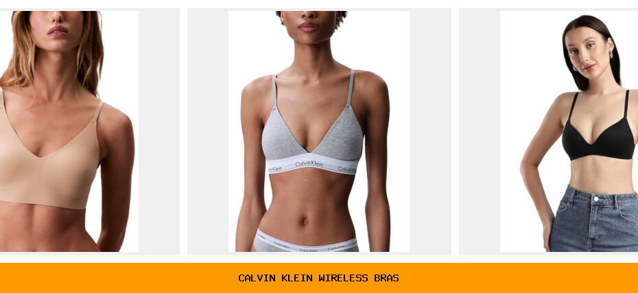 calvin klein wireless bras